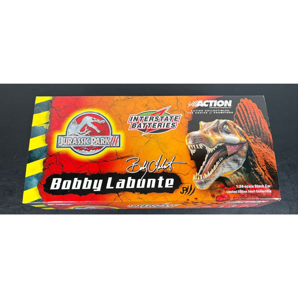 Action 2001 Bobby Labonte #18 Interstate Batt Jurassic Park III  NASCAR
